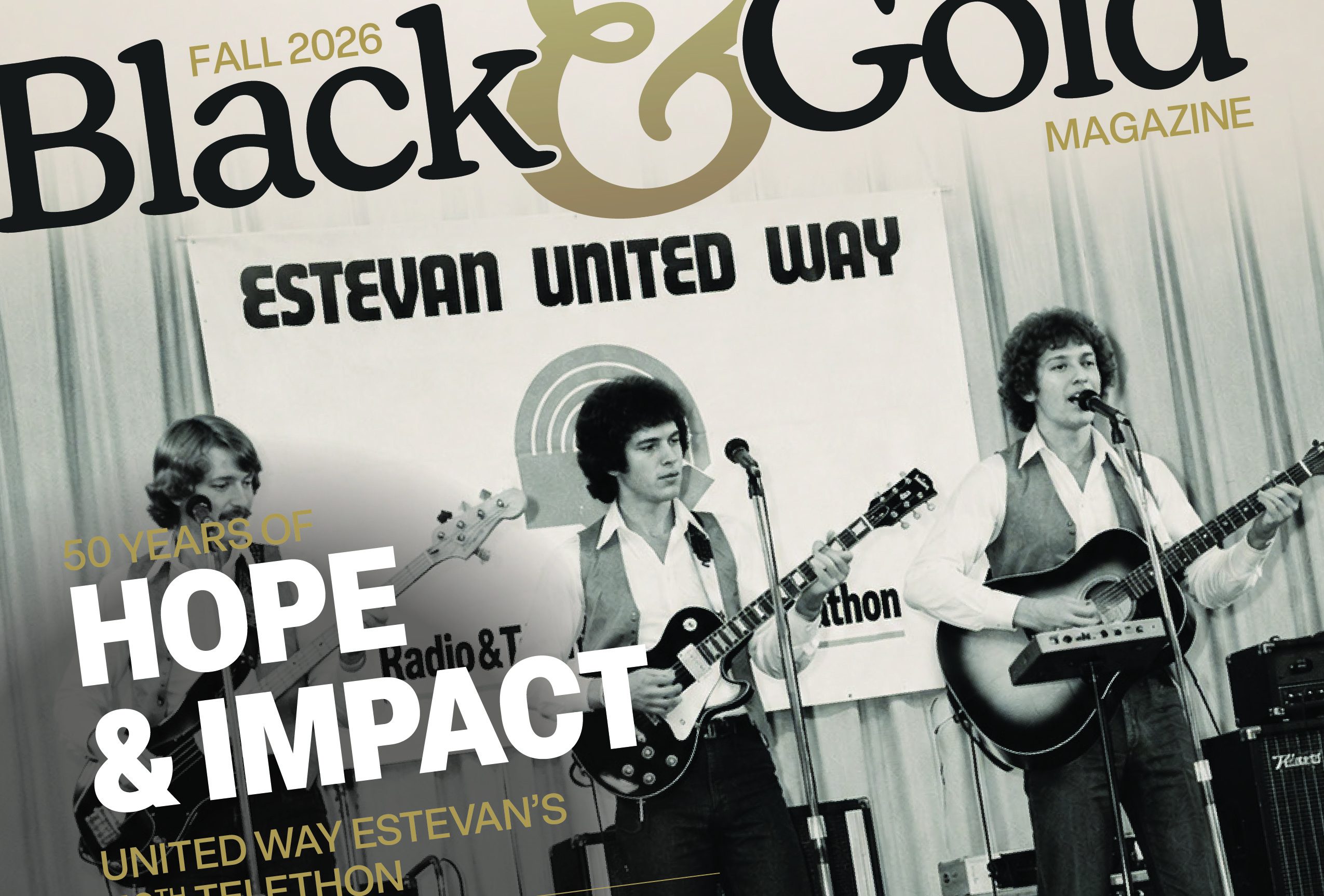 Black & Gold Magazine, published and printed by Graphic Press
