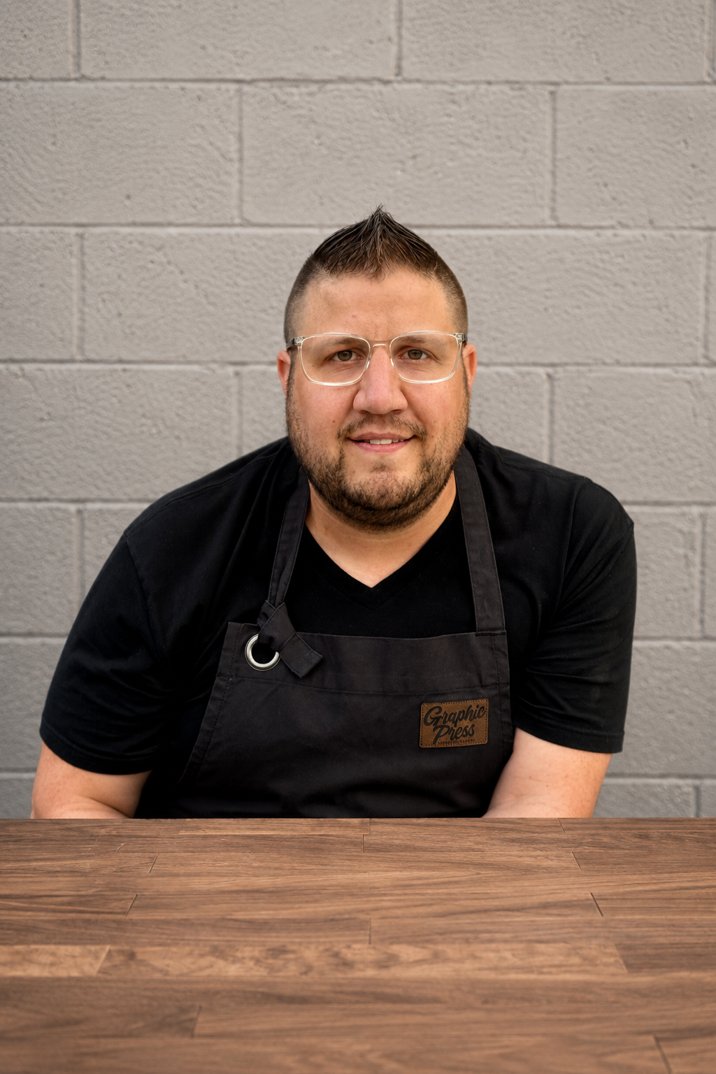 Travis, owner and creative director at Graphic Press