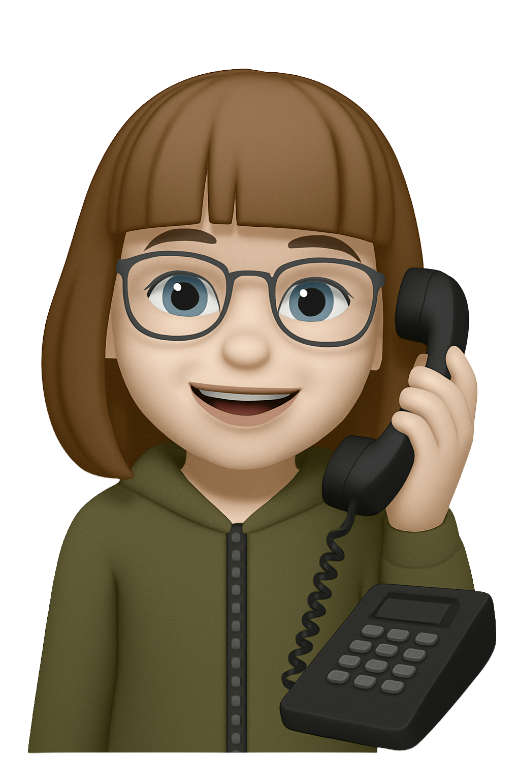 Dorothy taking a customer call at Graphic Press